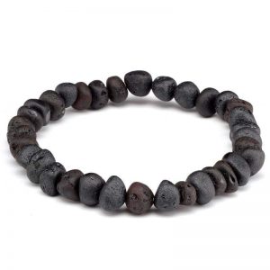 pulseira ambar para crianca cherry rustico