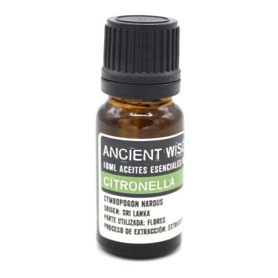 Óleo Essencial Orgânico Citronela - 10ml - Óleo Orgânico para Aromaterapia