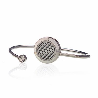 Pulseira Difusora Flor da Vida 20mm - Pulseira para Aromaterapia