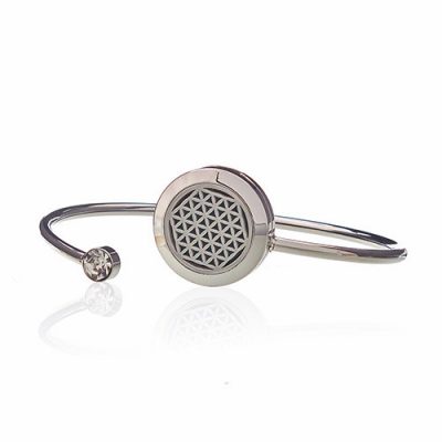 Pulseira Difusora Flor da Vida 20mm - Pulseira para Aromaterapia